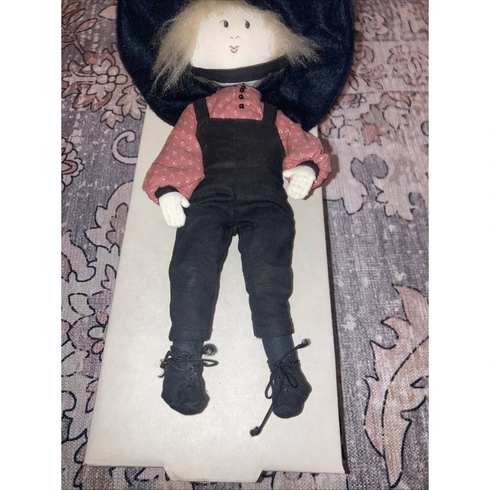 Vintage P Buckley Moss Amish Doll Joshua With Original Box 11